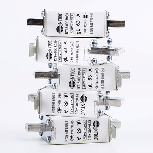 Personalizat cu ridicata de joasă tensiune NT00C AC Fusible Link Cuțit Lamă mică Capacitate mare de rupere Cupru 100A CE