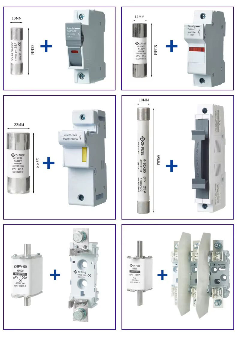 160A gPV 1500VDC Fuse core