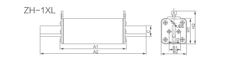 160A gPV 1500VDC Fuse core