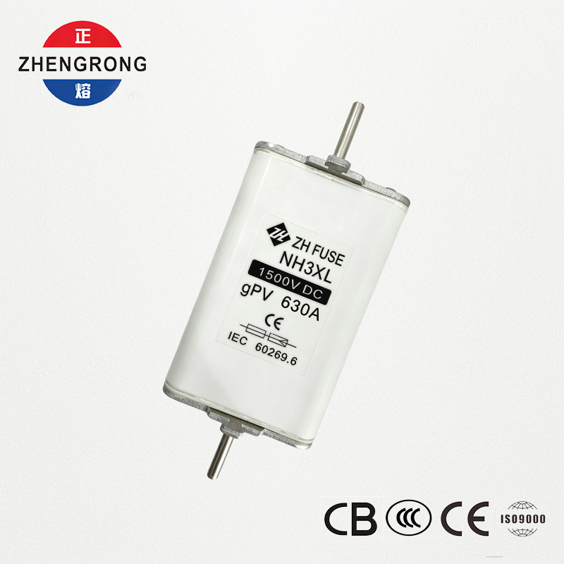 Legătură de siguranță fotovoltaică NH3XL 630A 1500V DC gPV - certificat IEC 60269.6