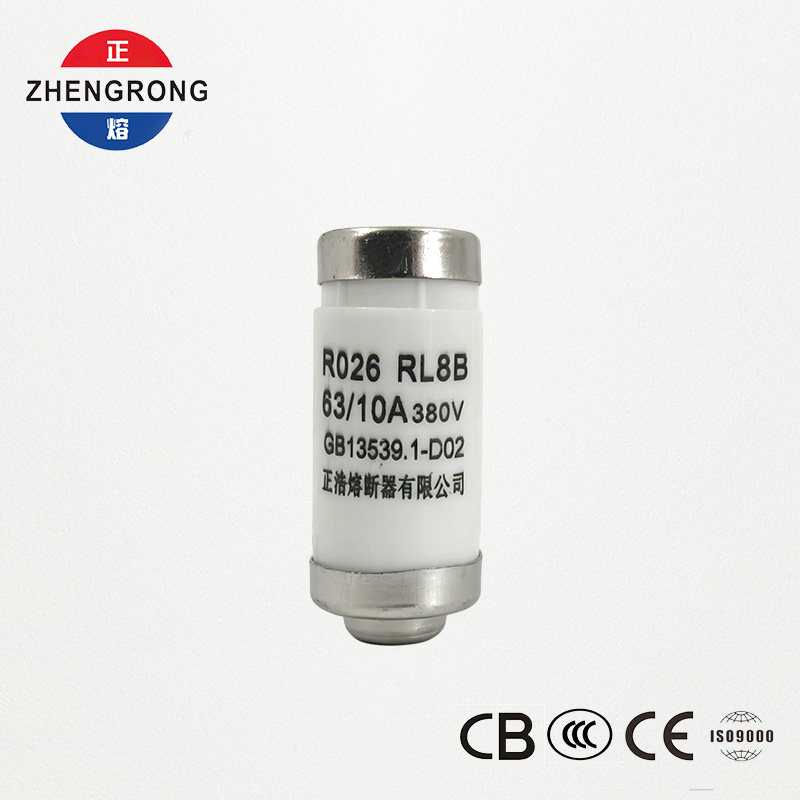 R026 RL8B 380V 63/10A Siguranță ceramică de joasă tensiune de tip șurub