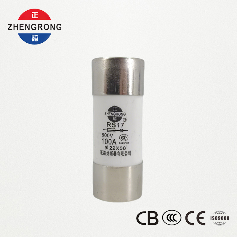 Siguranță cilindrică cu acțiune rapidă RS17 100A 500V | 22*58mm | Certificat CCC