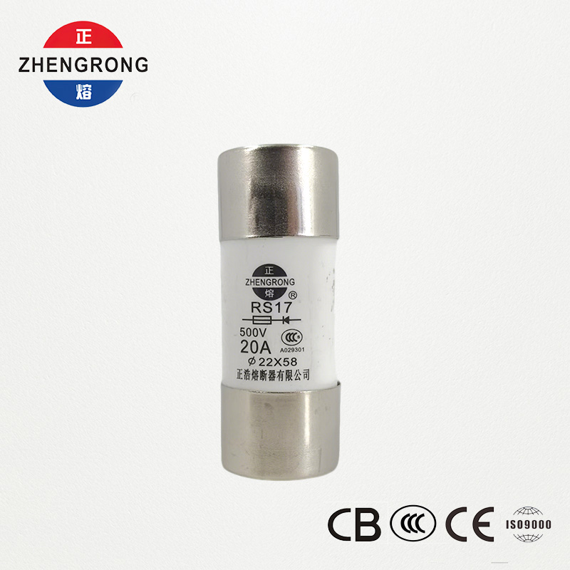 Siguranță cilindrică cu acțiune rapidă RS17 20A 500V | 22*58mm | Certificat CCC