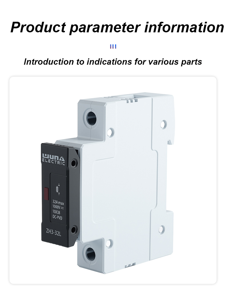 Suport siguranță ZH32L DC 1000V